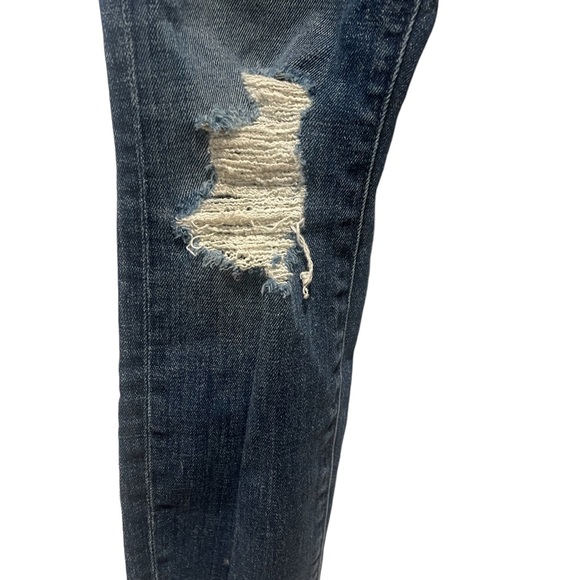 MOTHER High Waisted Looker Ankle Fray - Wicked Wildflower - Picture 14 of 15